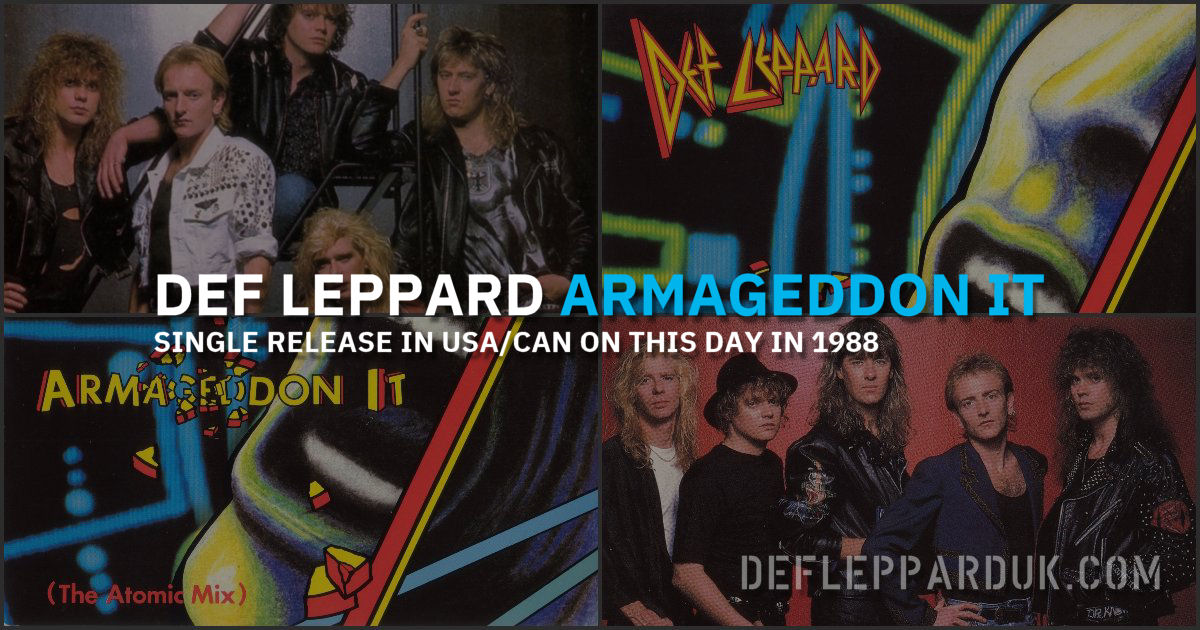 Def Leppard 1988. Def Leppard 1988.