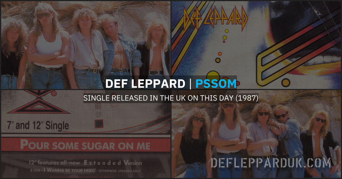 Pour Some Sugar On Me 1987.