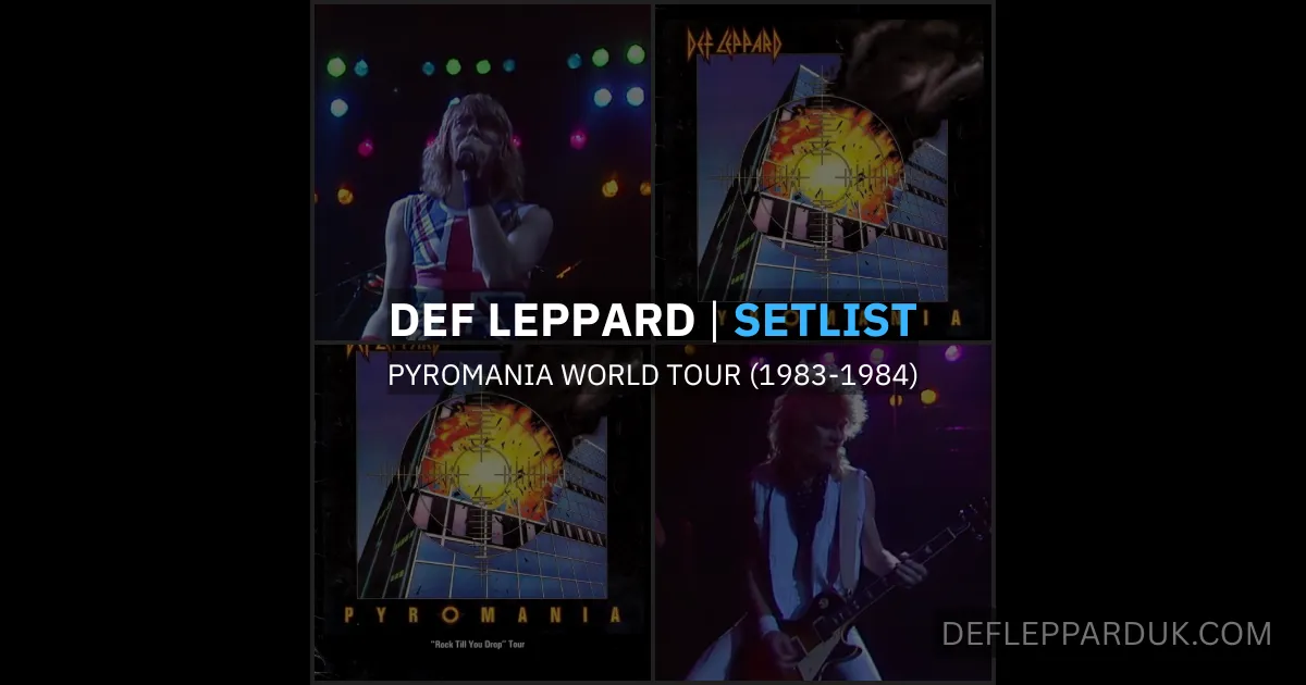38 Years Ago DEF LEPPARD PYROMANIA Tour 1983 In Uniondale, NY