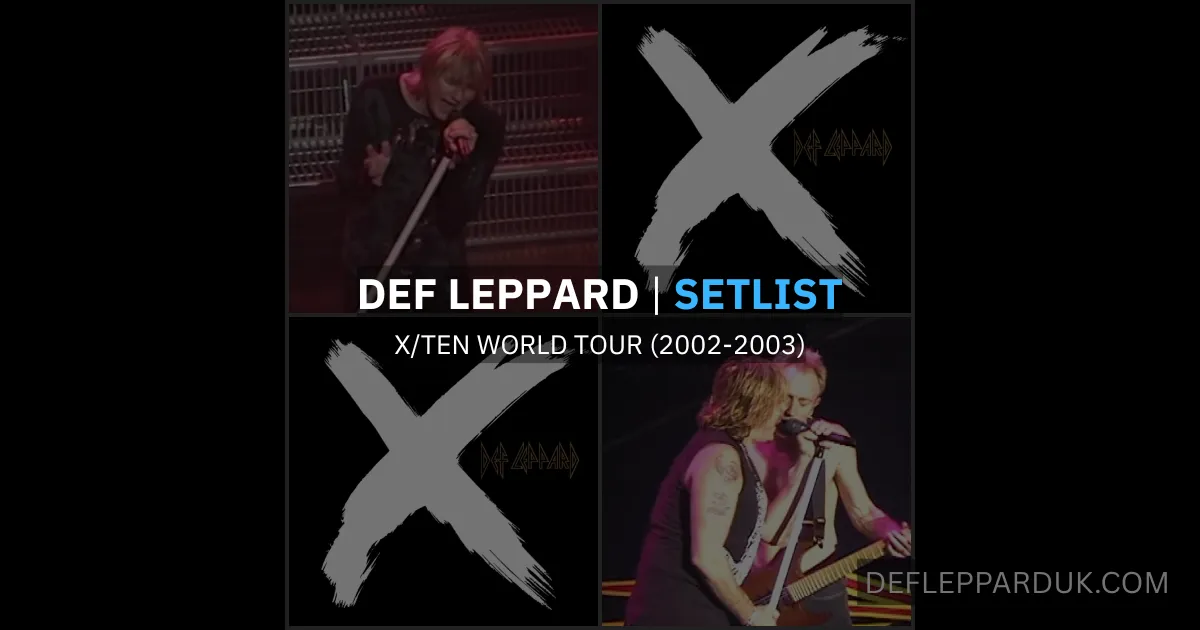 ミュージック MC-18 NSP 2003 Concert tour 30 Document 22 Years Ago DEF LEPPARD X/TEN Tour 2003 In Chicago, IL (Concert
