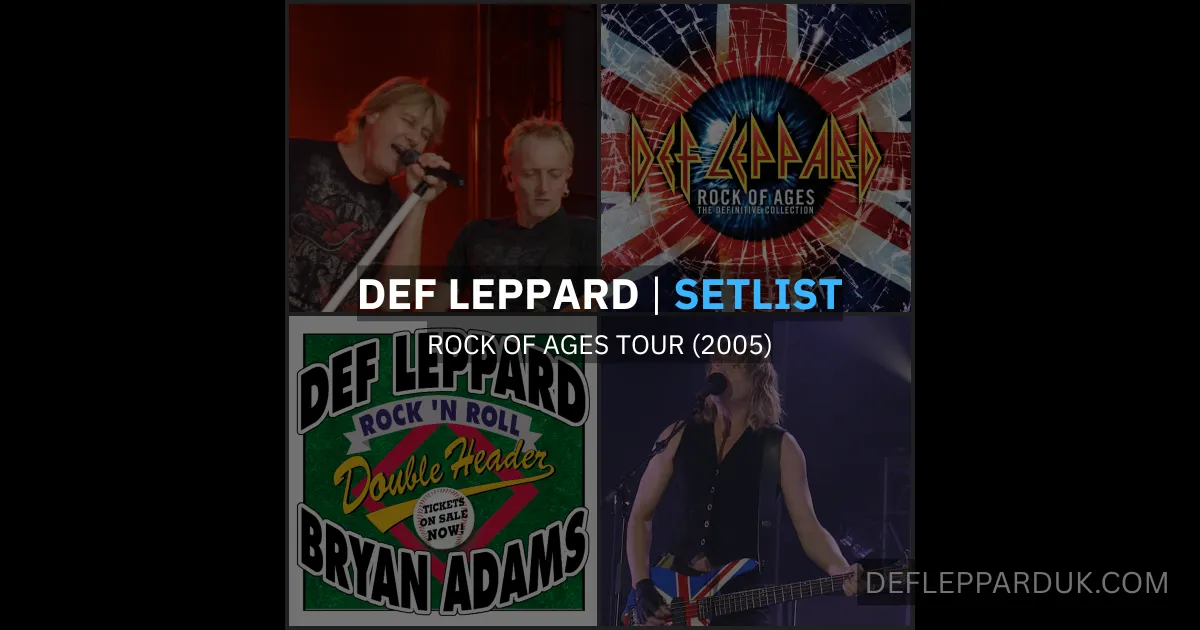 DEF LEPPARD ROCK OF AGES Tour 2005 In Portland, OR (Fan Review 1)
