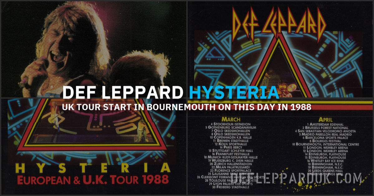 Def Leppard 1988.