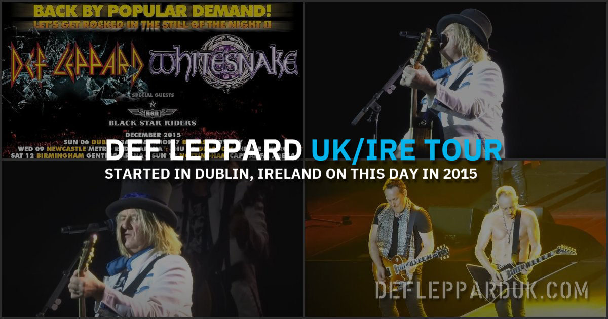 Def Leppard 2015.
