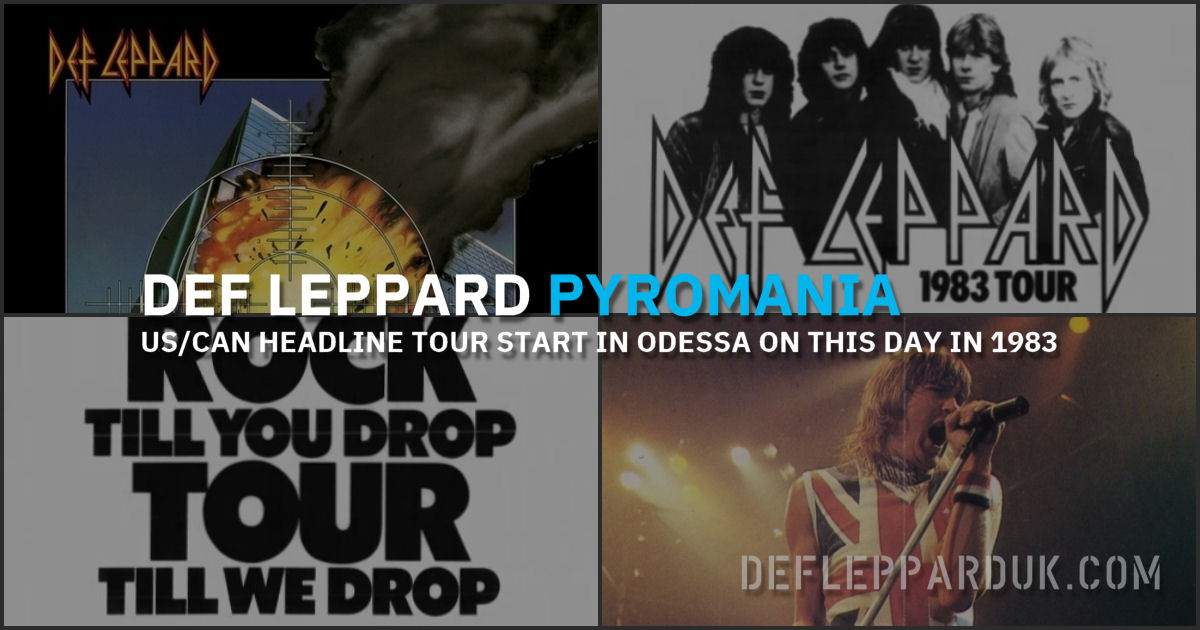 Def Leppard 1983. Def Leppard 1983.