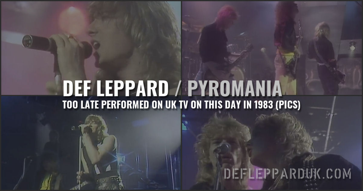 Def Leppard 1983.