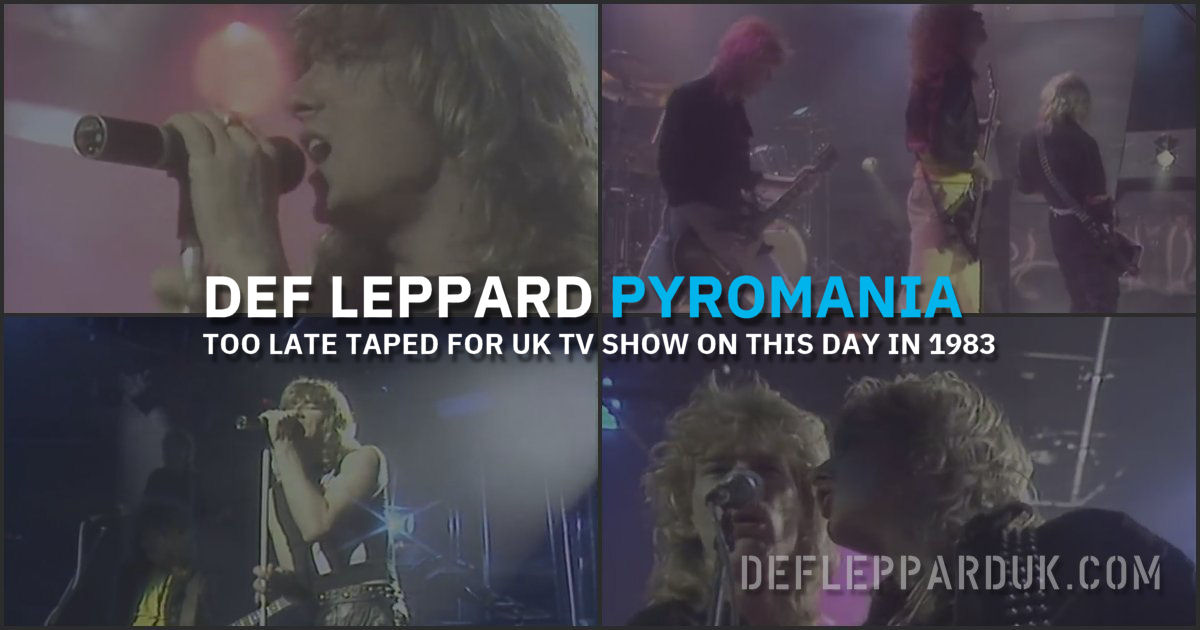 Def Leppard 1983.