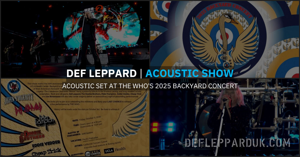 Def Leppard 2025. Def Leppard 2025.