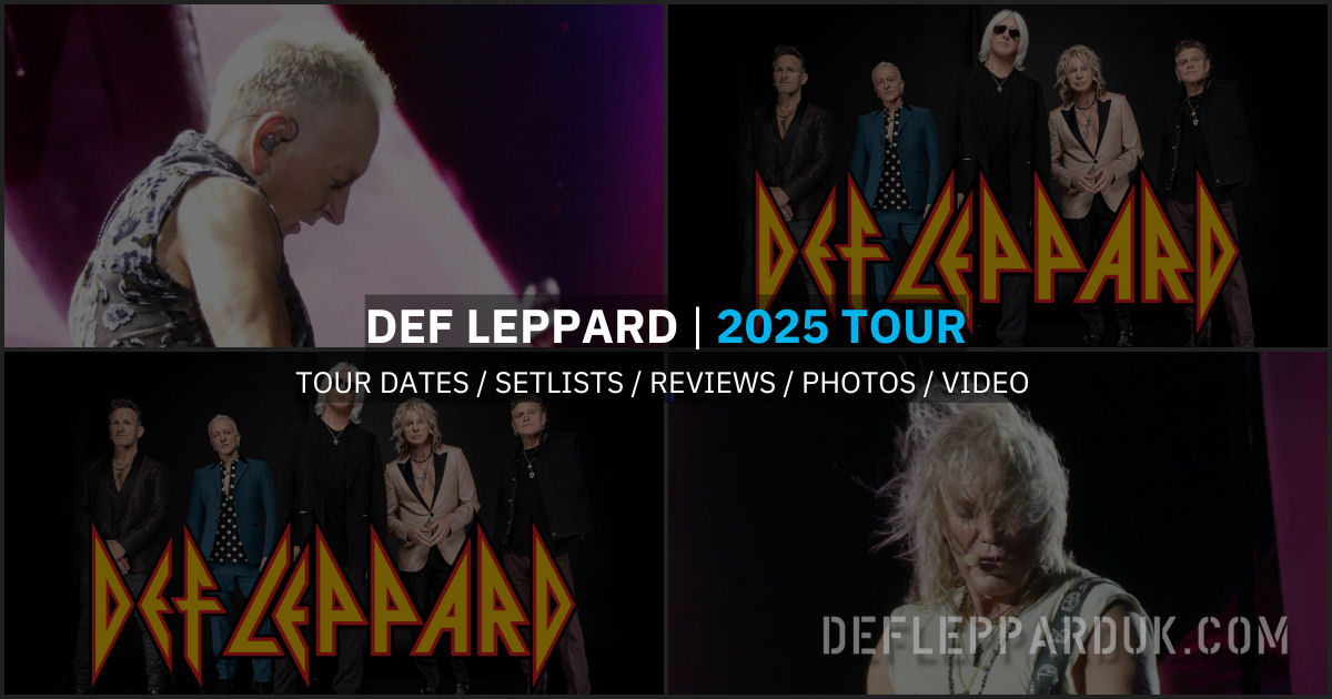 Def Leppard Tour 2025 (Dates/Setlists)
