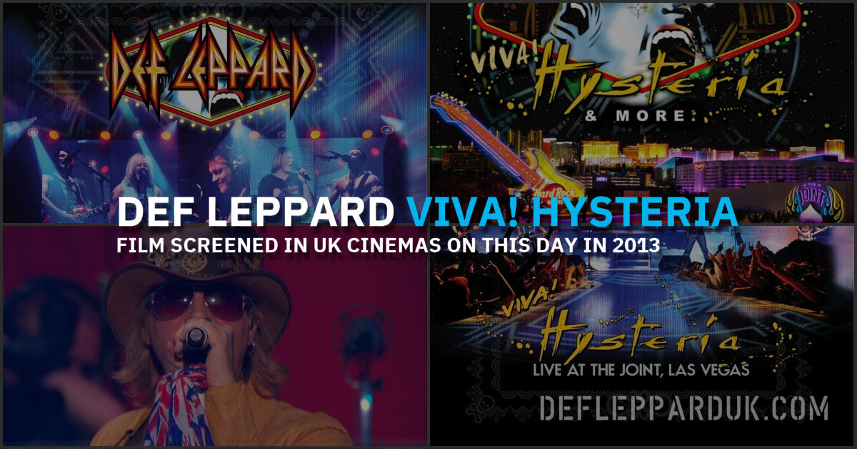 Def Leppard 2013. Def Leppard 2013.