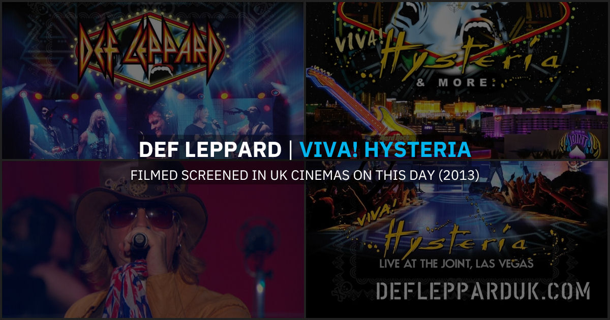 Def Leppard 2013. Def Leppard 2013.