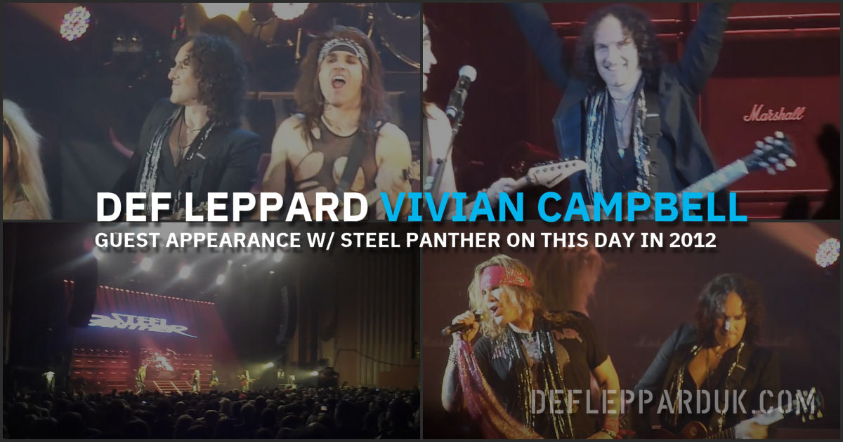 Def Leppard 2012.