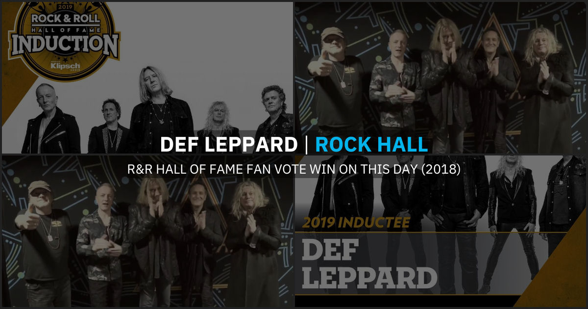Def Leppard 2018.