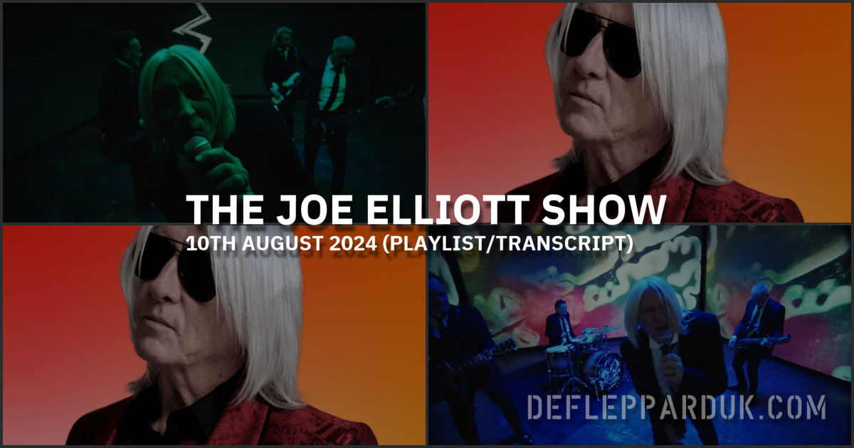 Joe Elliott 2024.