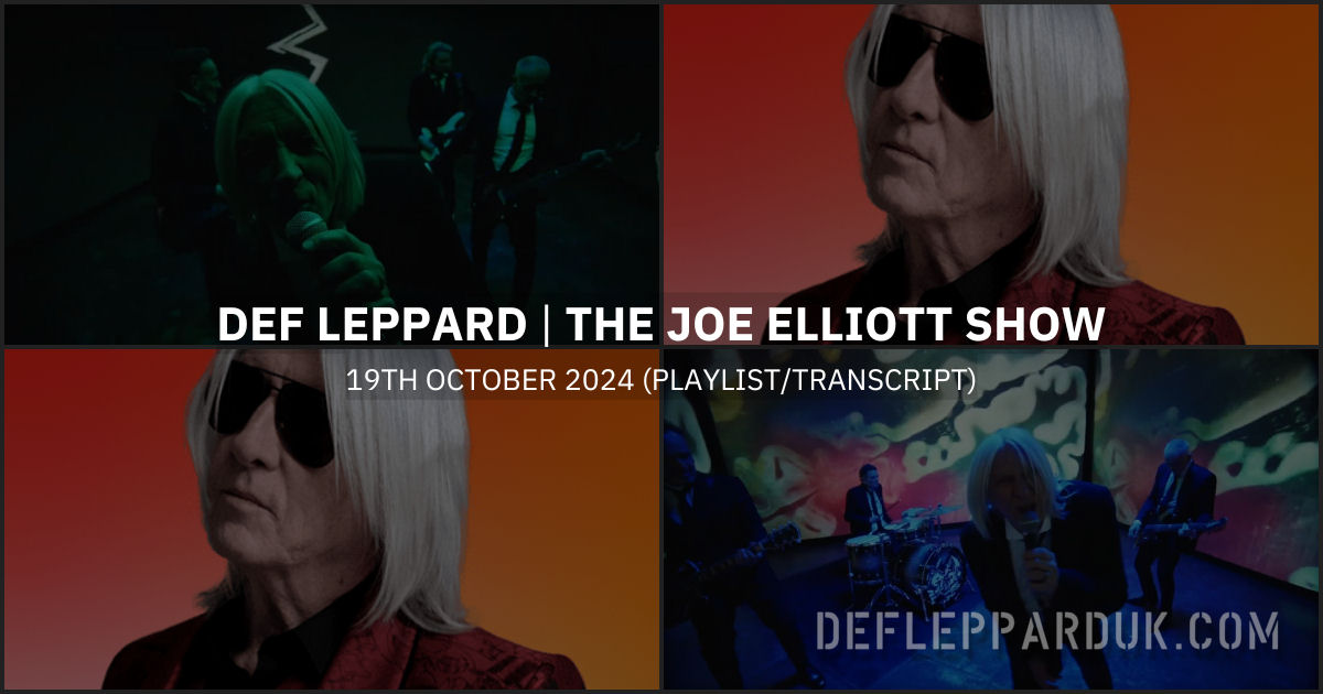 Joe Elliott 2024. Joe Elliott 2024.