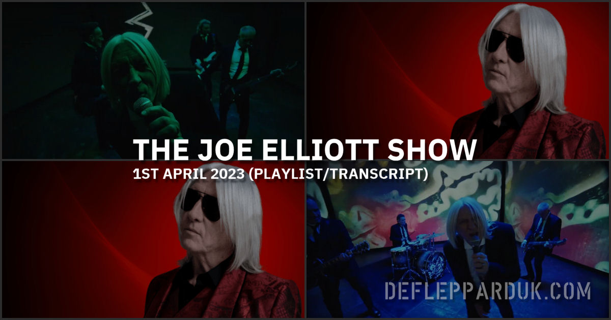 Joe Elliott 2023. Joe Elliott 2023.