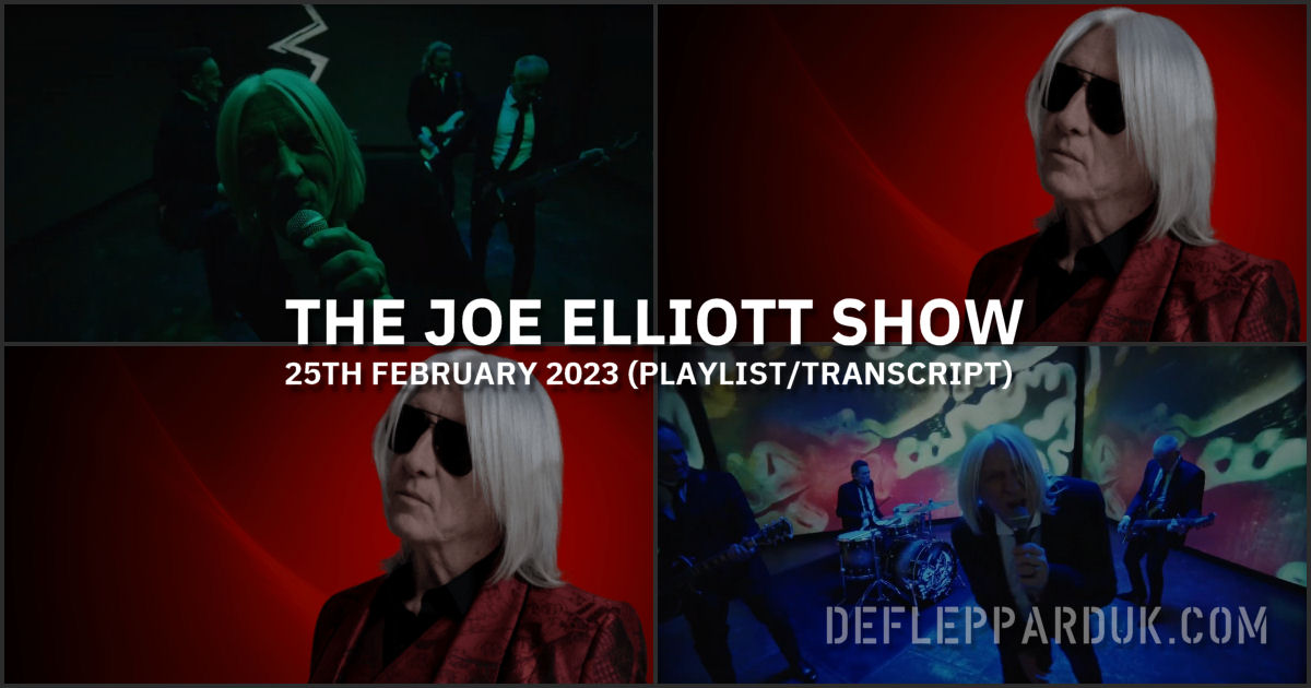 Joe Elliott 2023. Joe Elliott 2023.