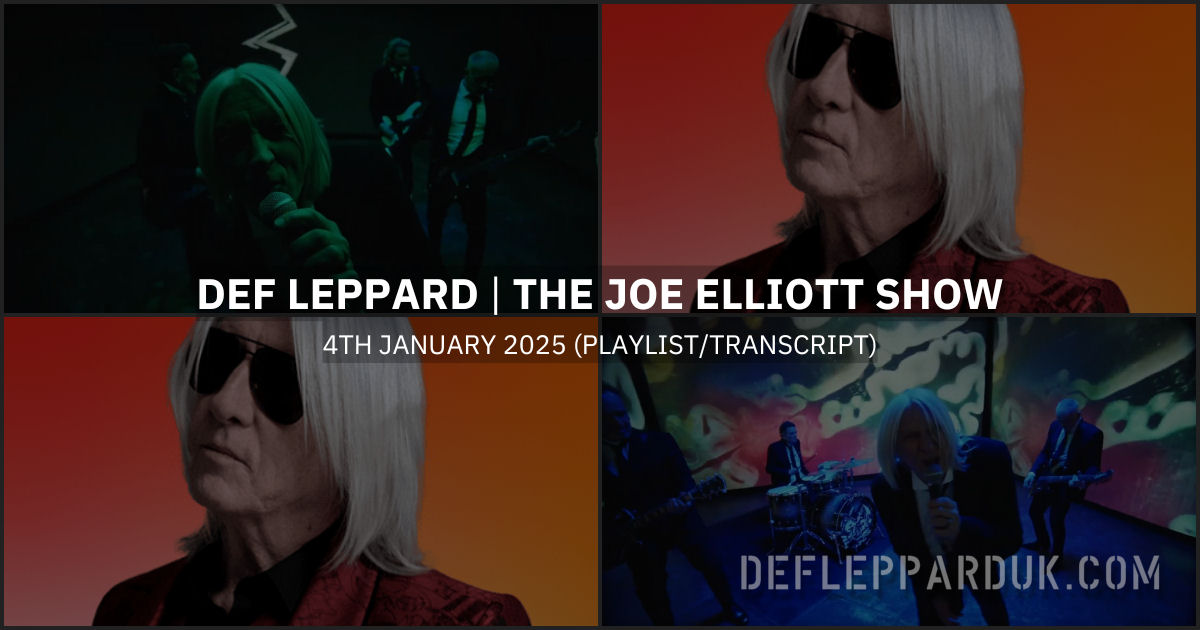 Joe Elliott 2025. Joe Elliott 2025.
