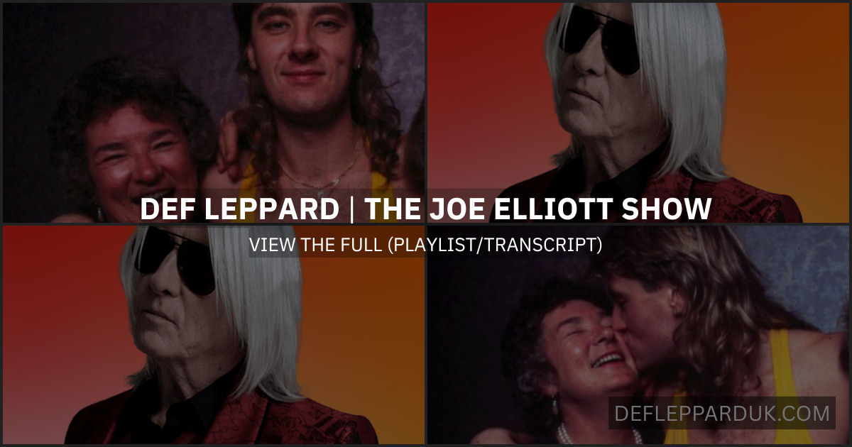 Joe Elliott 2025.