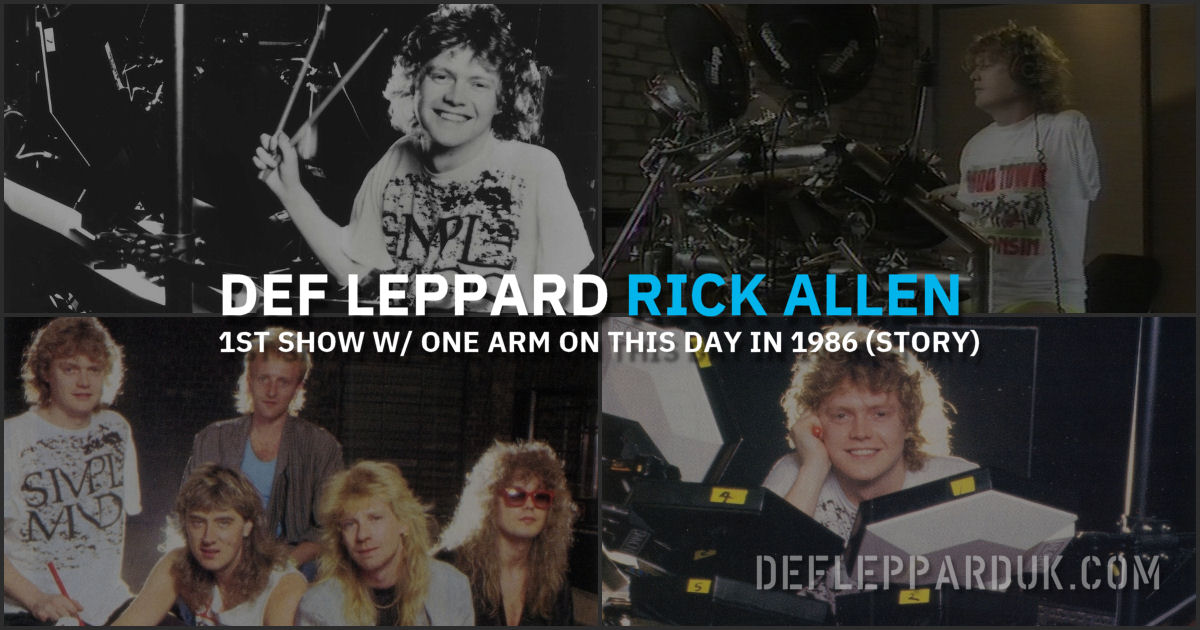 Rick Allen 1986.