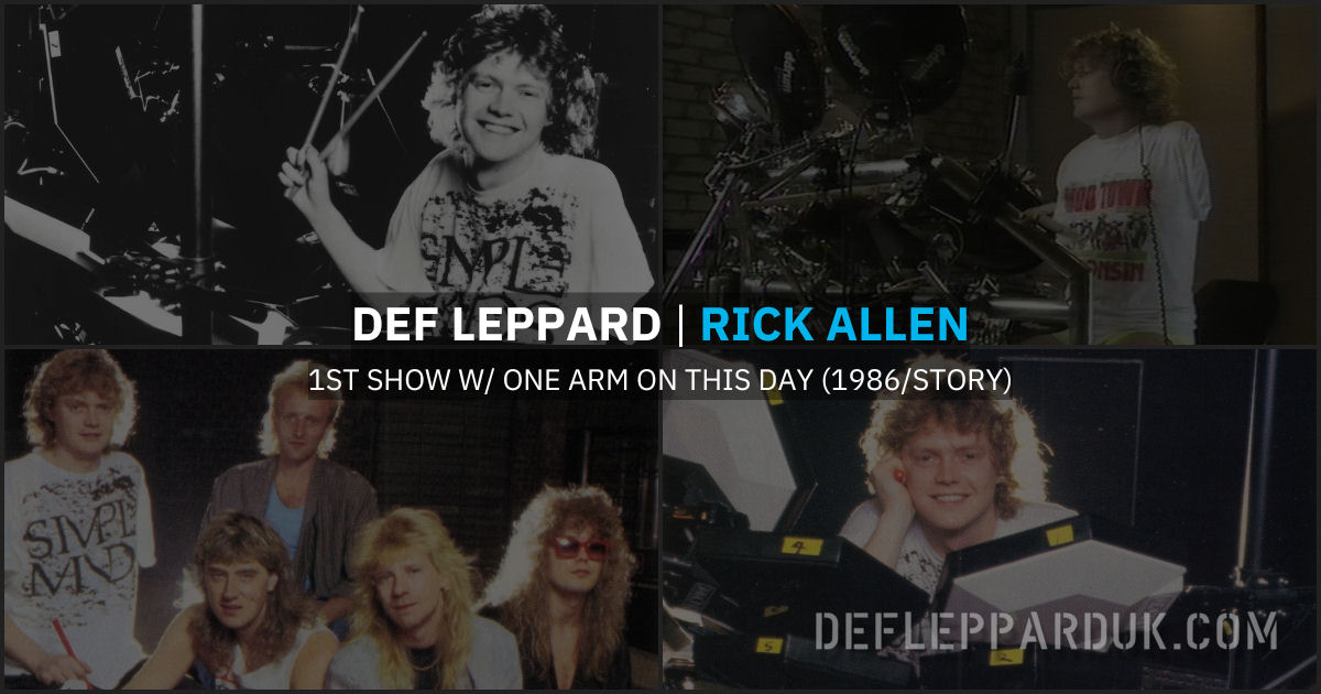Rick Allen 1986.