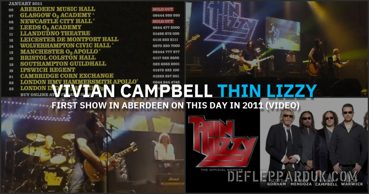 Vivian Campbell 2011.