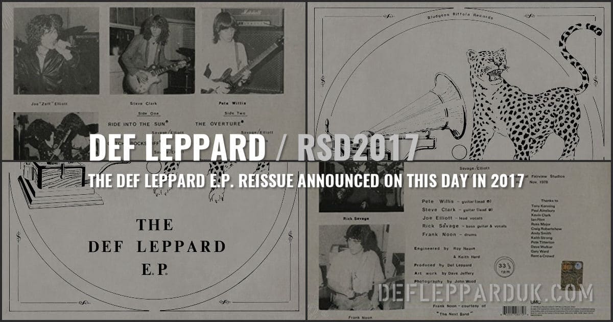 Def Leppard 2017.