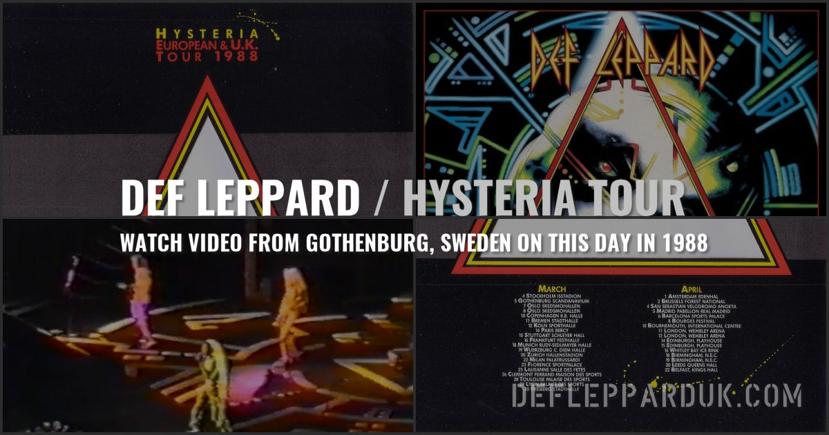 Def Leppard 1988.