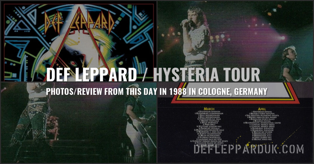 Def Leppard 1988. Def Leppard 1988.
