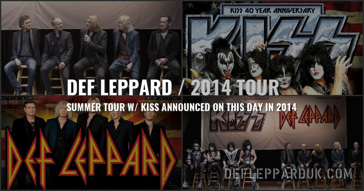 Def Leppard 2014.