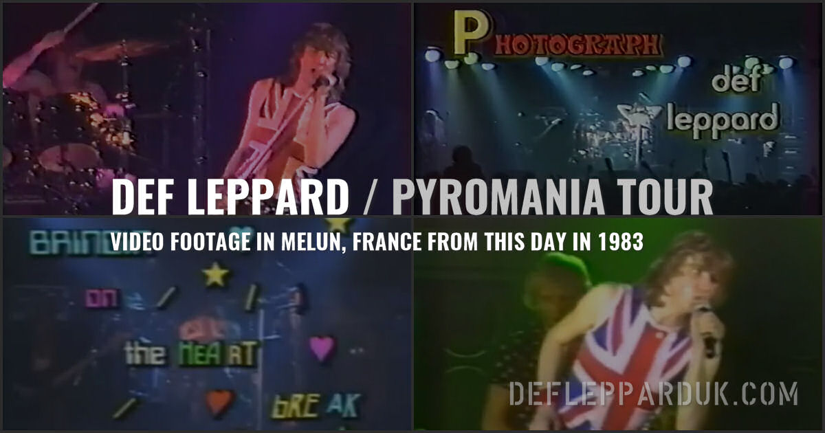 Def Leppard 1983. Def Leppard 1983.