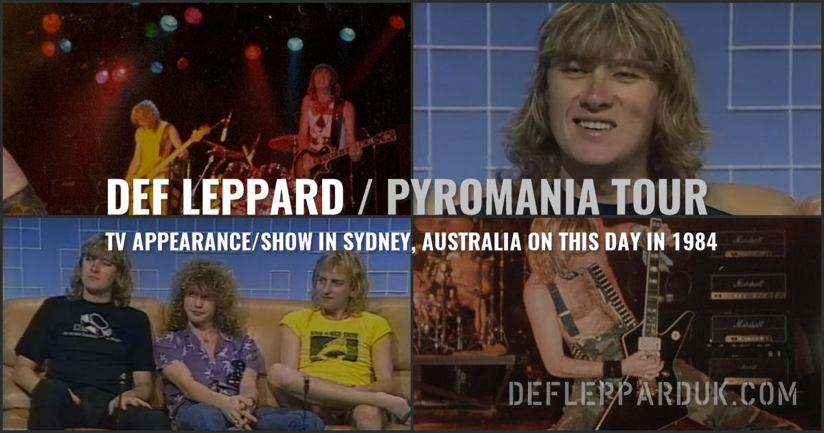 Def Leppard 1984.