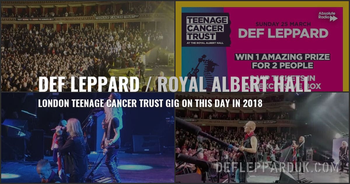 Def Leppard 2018.