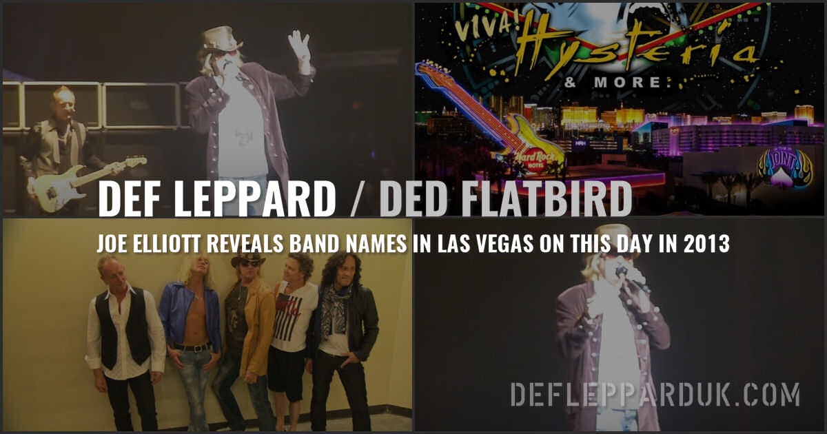 Def Leppard 2013.