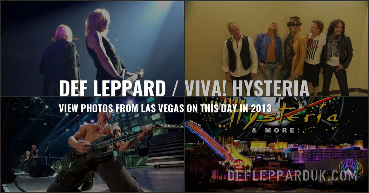 Def Leppard 2013.