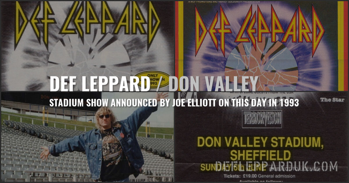 Def Leppard 1993. Def Leppard 1993.