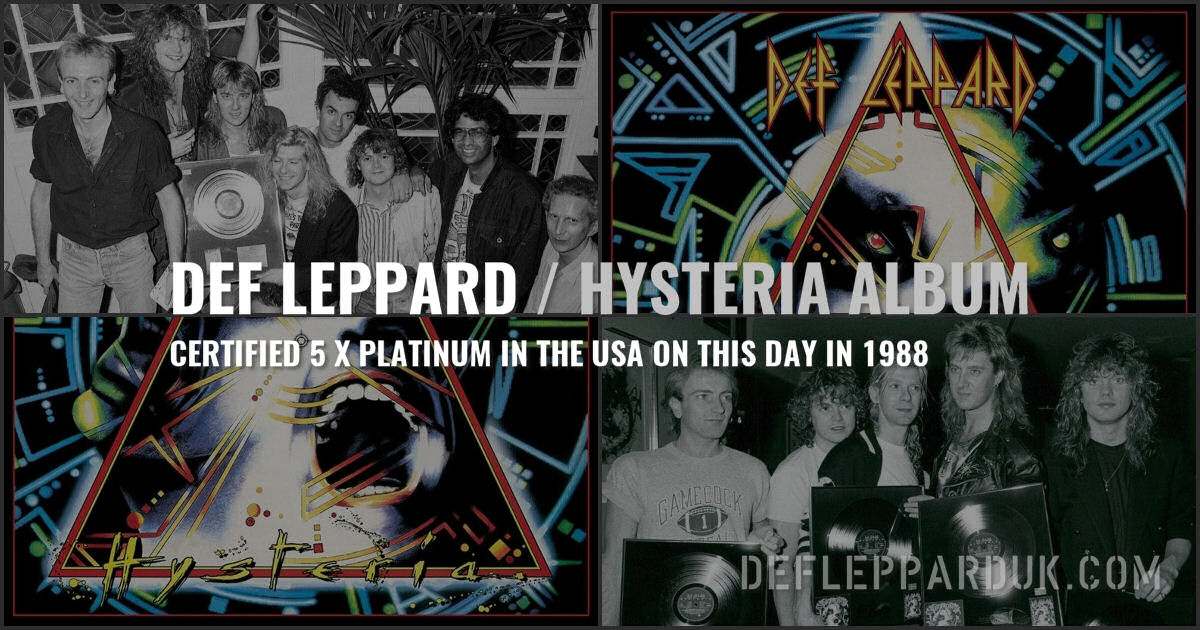 Def Leppard 1987.