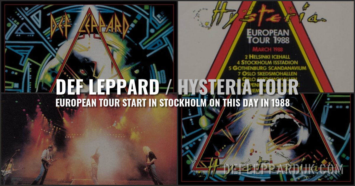 Def Leppard 1988.