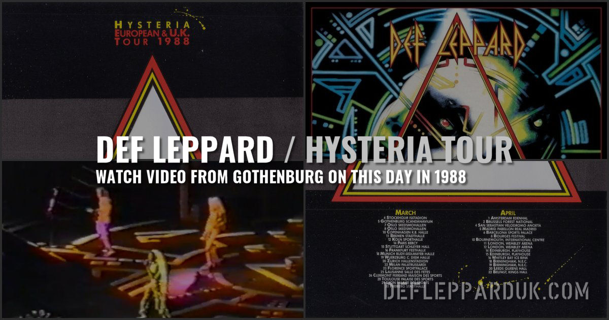 Def Leppard 1988.