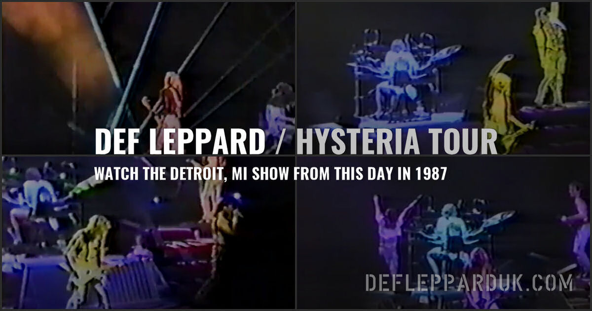 Def Leppard 1987.