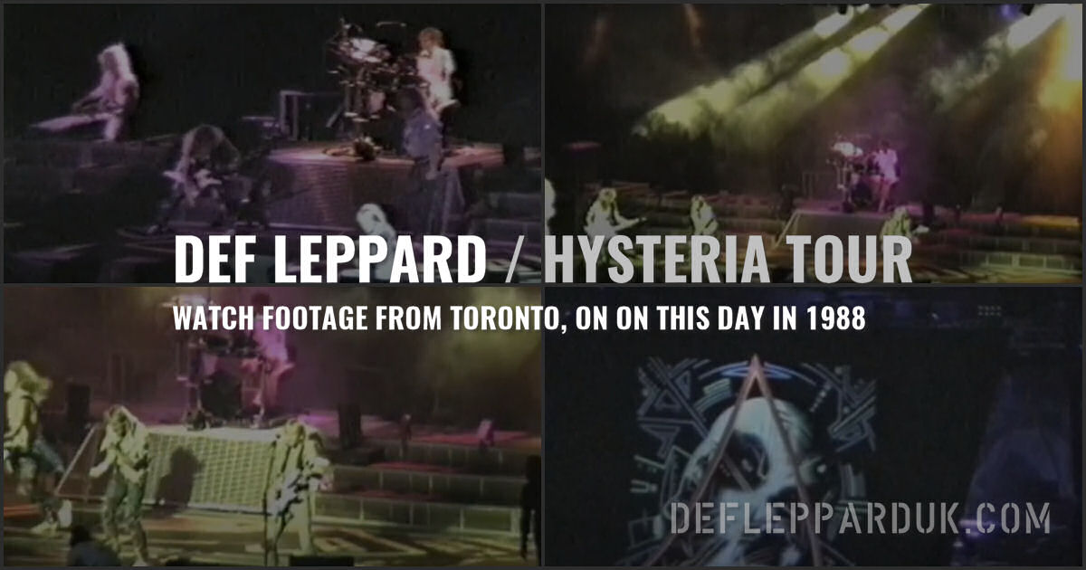 Def Leppard 1988. Def Leppard 1988.