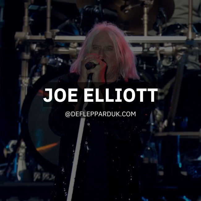 Def Leppard Joe Elliott.