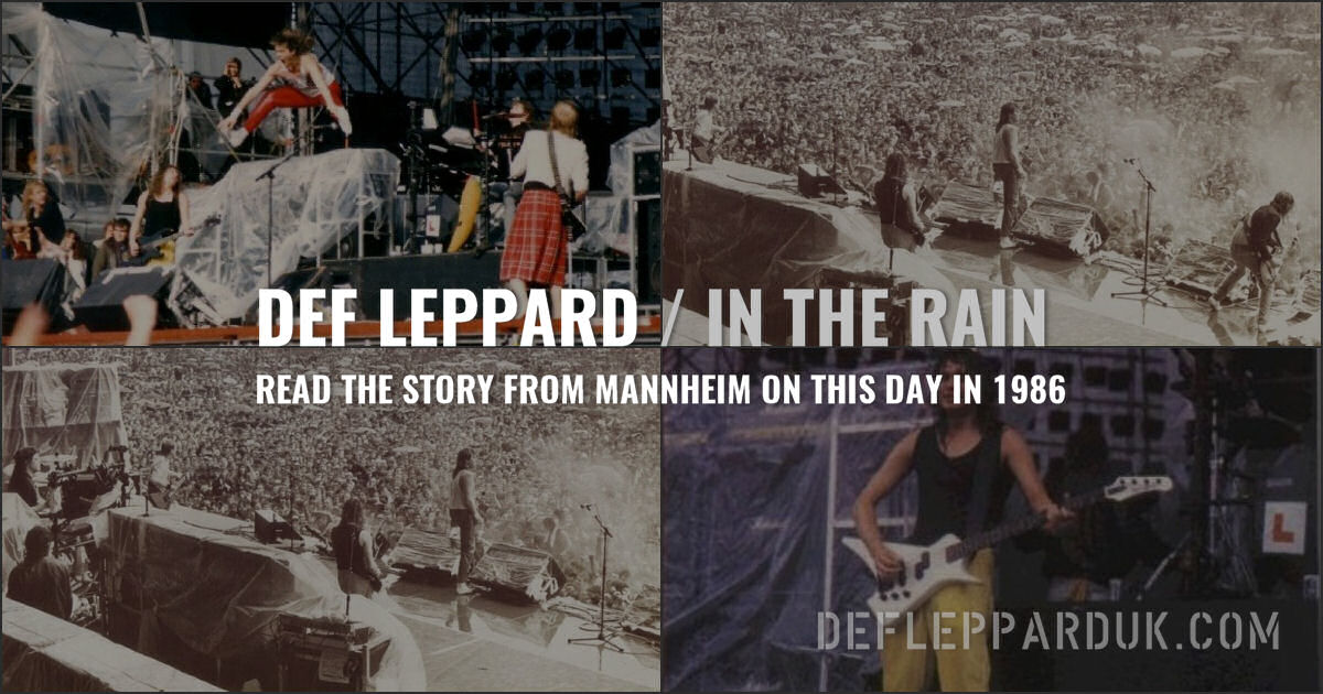 Def Leppard 1986.