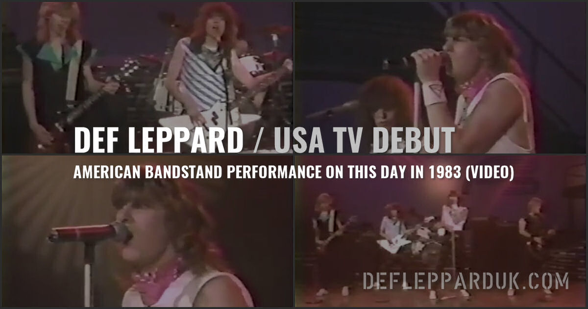 Def Leppard 1983.