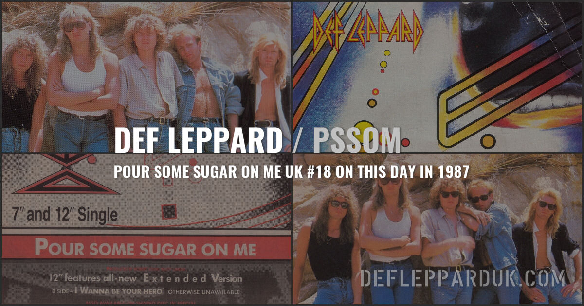 Pour Some Sugar On Me 1987. Pour Some Sugar On Me 1987.