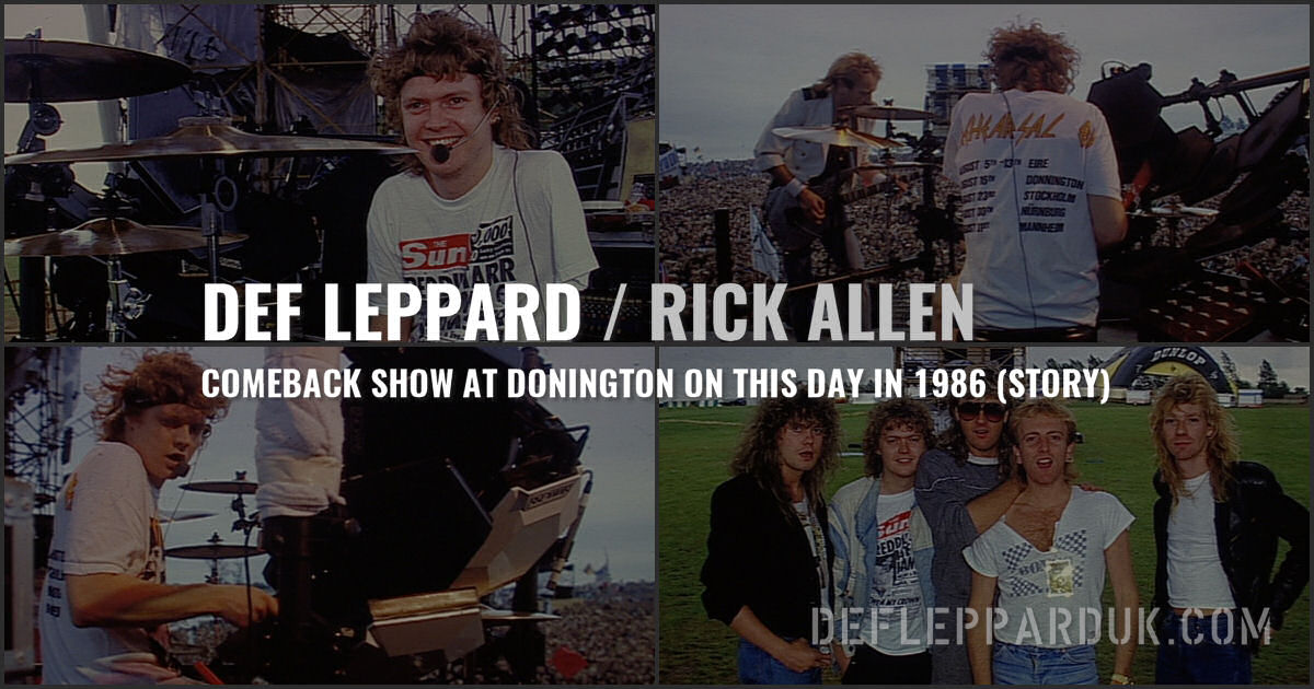 Rick Allen 1986.
