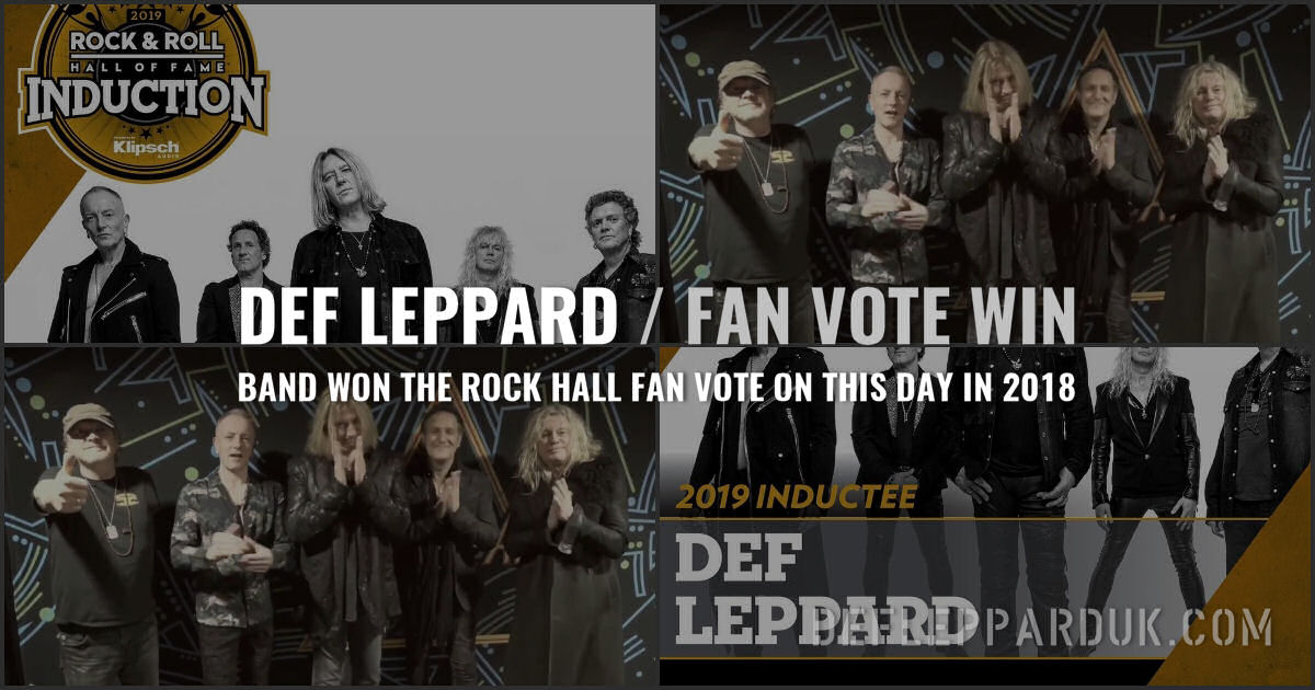 Def Leppard 2018. Def Leppard 2018.