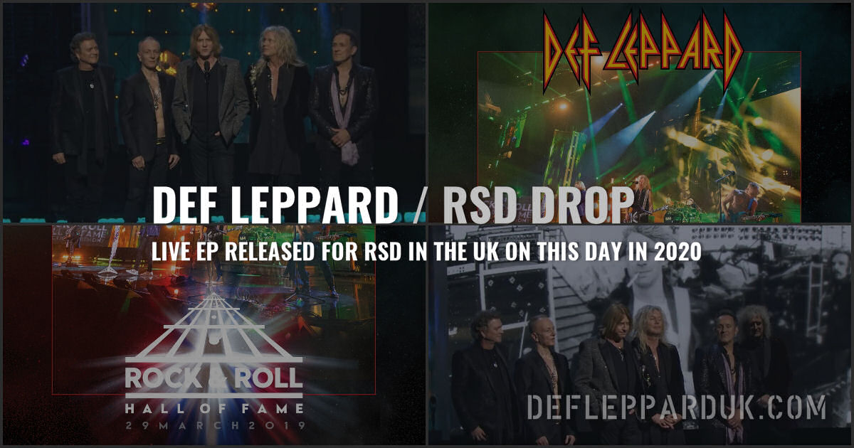 Def Leppard 2020.