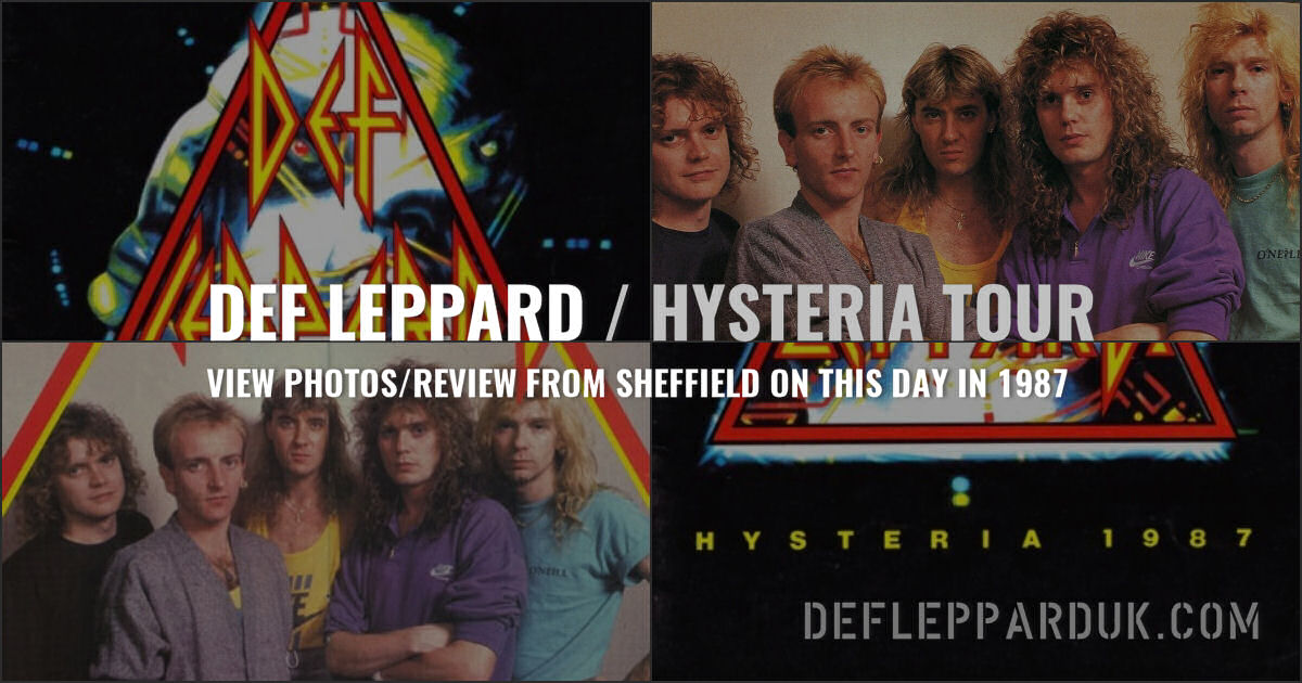 Def Leppard September 1987.