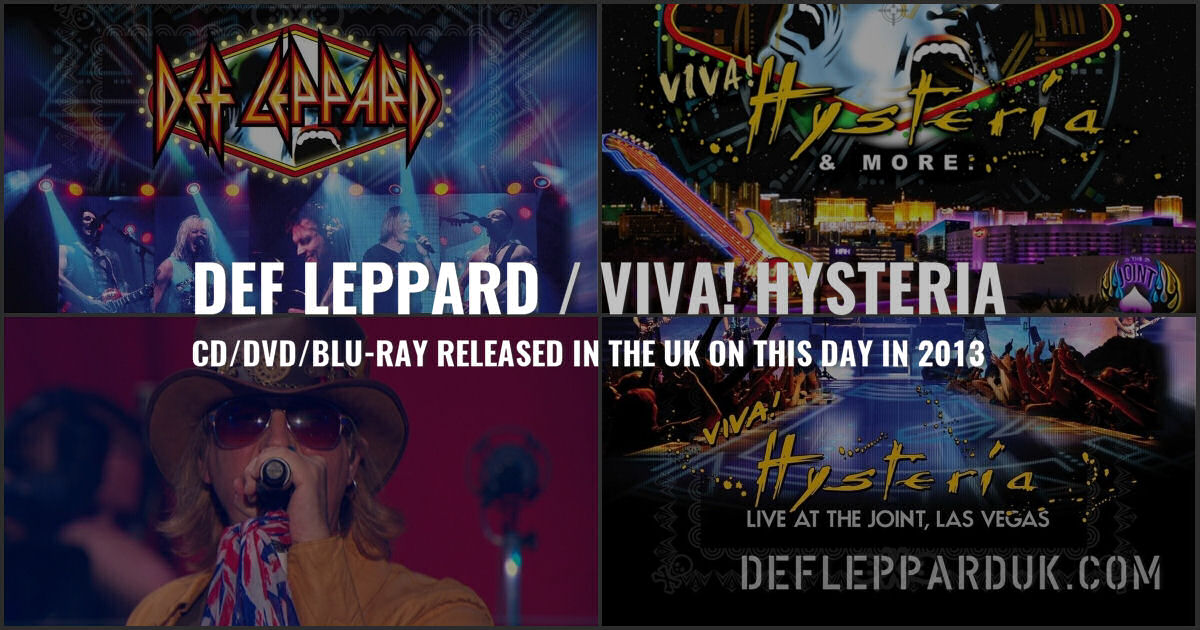 Def Leppard 2013.